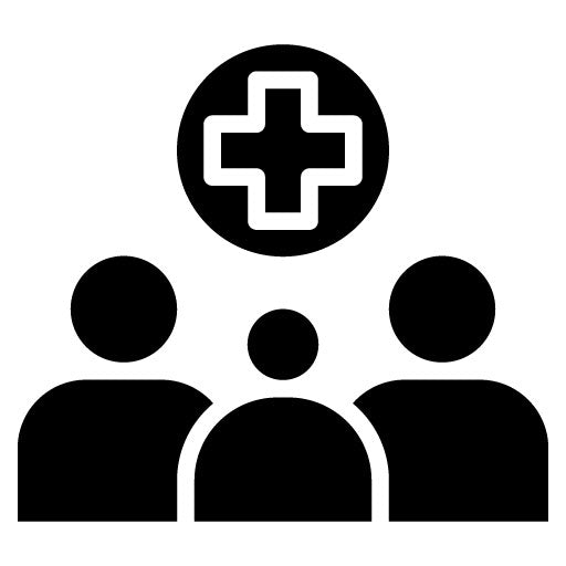 Family Health Glyph Icon
