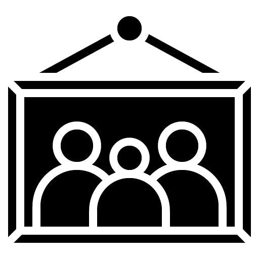 Family Portrait Glyph Icon | Family