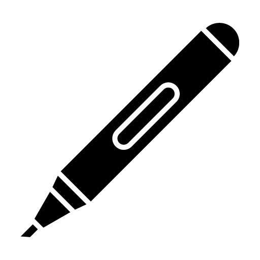 Marker Glyph Icon | Office Stationery