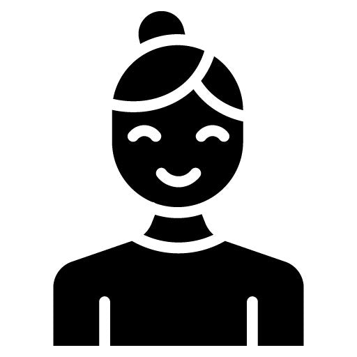 Grandmother Glyph Icon | Family