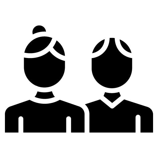 Grandparents Glyph Icon | Family