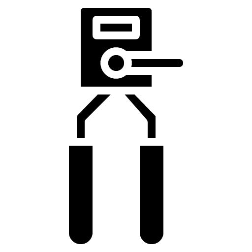 Can Opener Glyph Icon