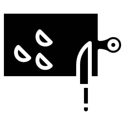 Cutting Board Glyph Icon | Food Processing