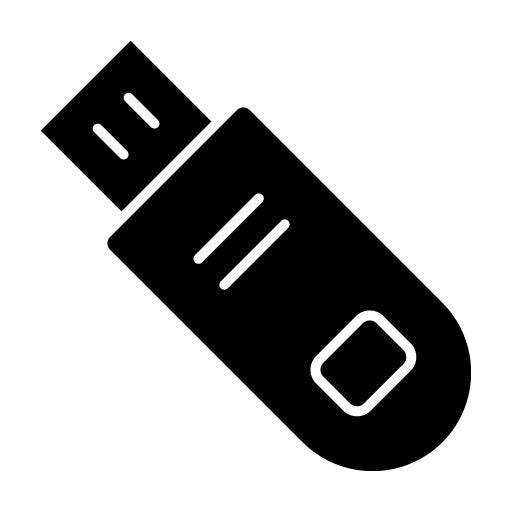 Flash Disk Glyph Icon