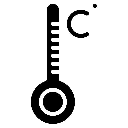 Thermometer Glyph Icon | Food Processing