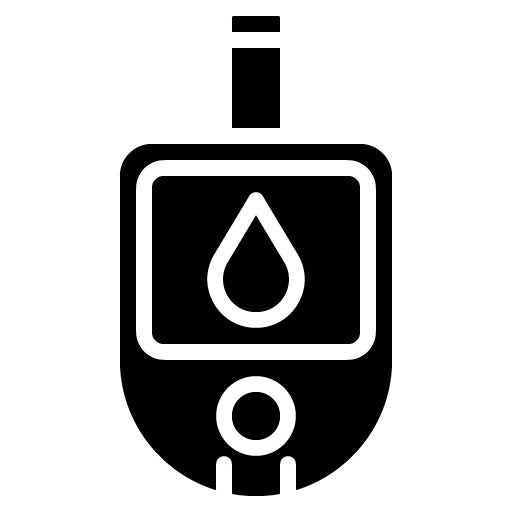 Diabetes Management Glyph Icon