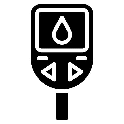 Diabetes Tracker Glyph Icon