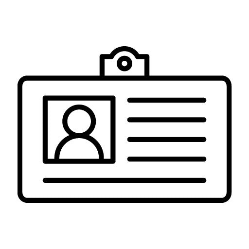 ID Card Icon | Office Stationery