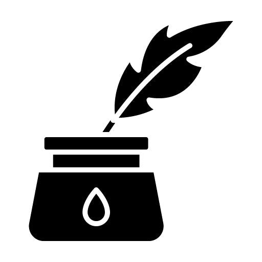 Ink Glyph Icon | Office Stationery