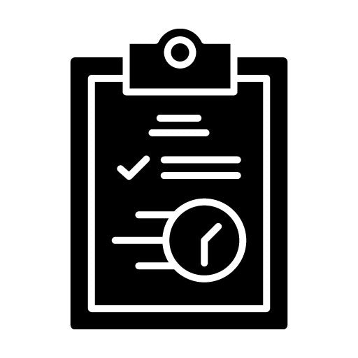 Agenda Glyph Icon | Office Stationery