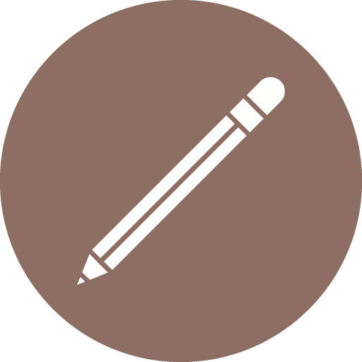 Pencil Glyph Circle Icon