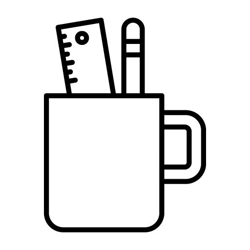 Pencil Cup Icon