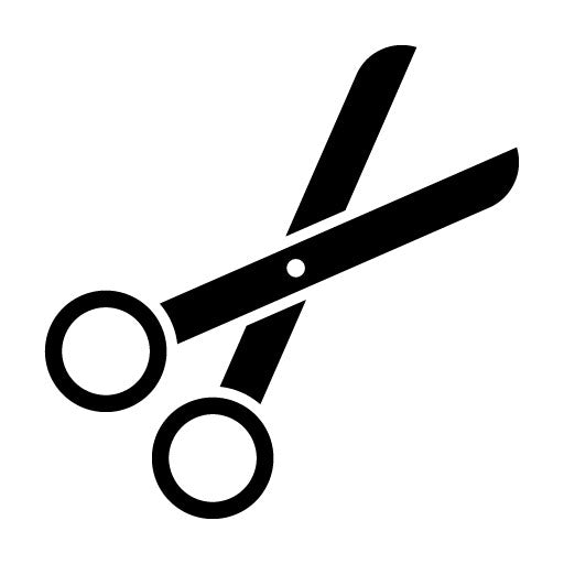 Scissors Glyph Icon | Office Stationery