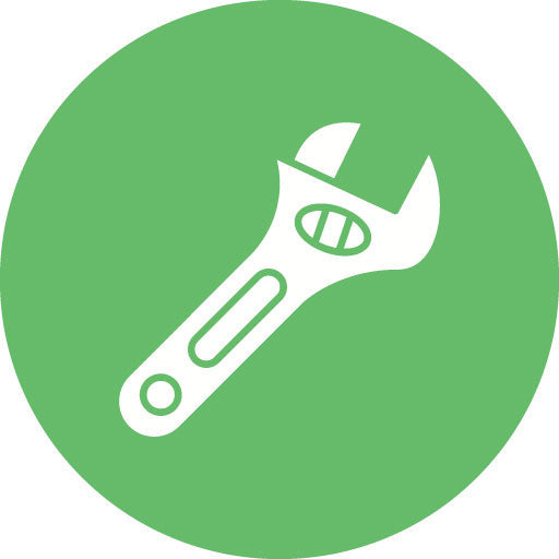 Wrench Glyph Circle Icon