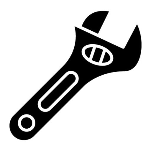 Wrench Glyph Icon | Car Repair