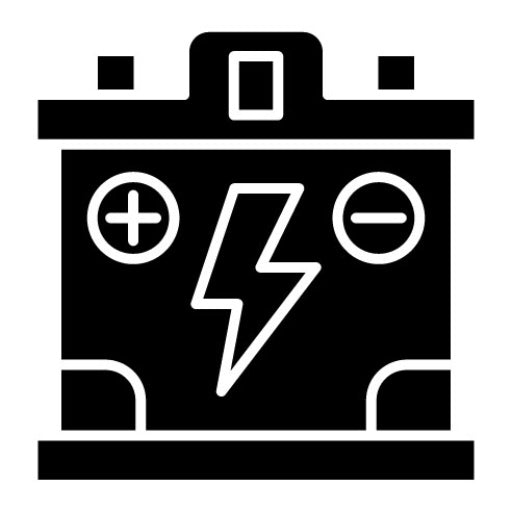 Accumulator Glyph Icon | Car Repair