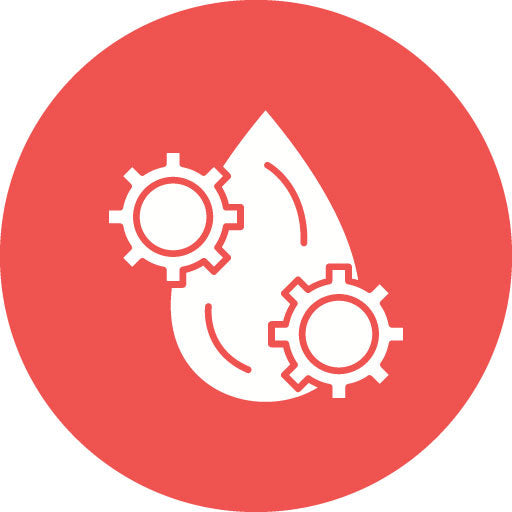 Lubricant Glyph Circle Icon