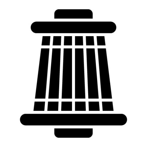 Airfilter Glyph Icon