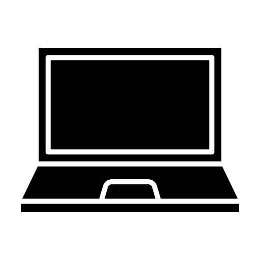 Laptop Glyph Icon | Computer and Hardware