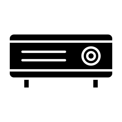 Projector Glyph Icon | Computer and Hardware