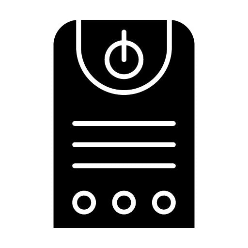 Uninterrupted Power Supply Glyph Icon