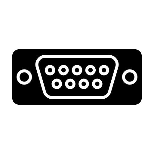 Vga Port Glyph Icon