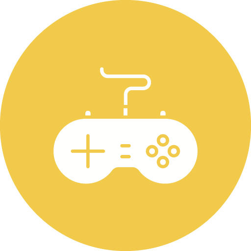 Gamepad Glyph Circle Icon