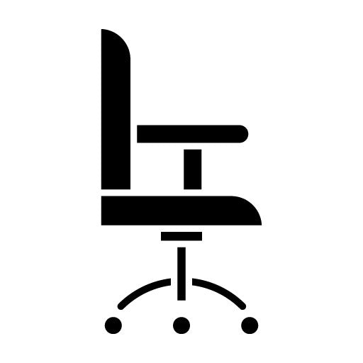 Chair Glyph Icon | Computer and Hardware