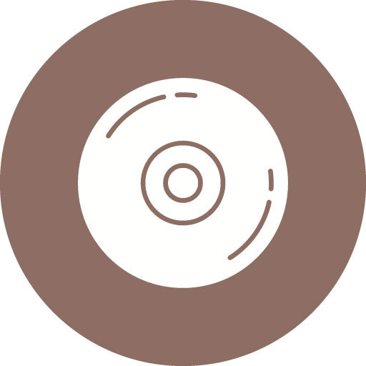 CD Glyph Circle Icon