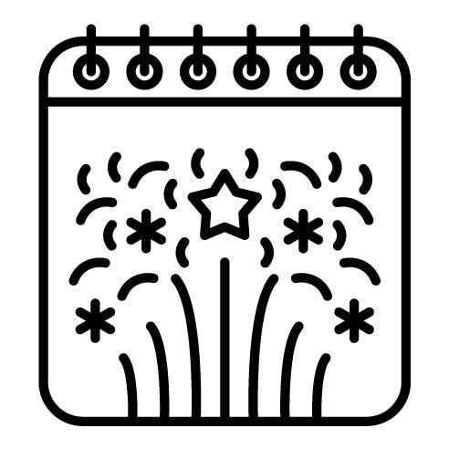 New Year Calendar Icon