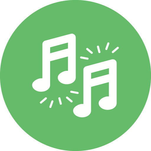 Music Glyph Circle Icon