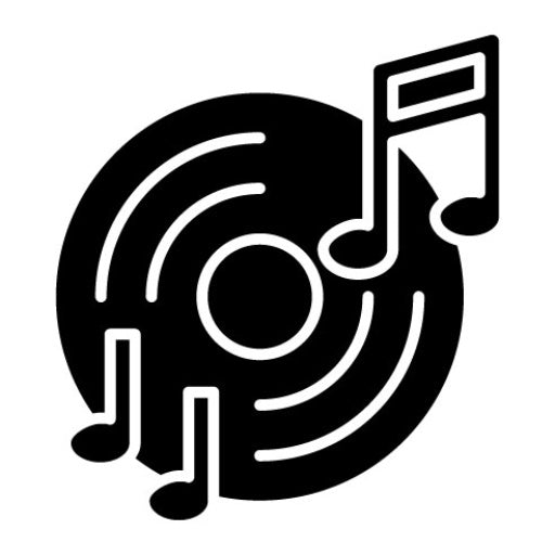 Vynil Glyph Icon | New Year