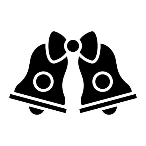 Bell Glyph Icon | New Year
