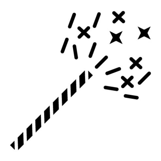Sparkler Glyph Icon | New Year