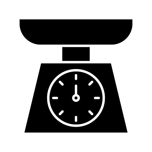 Weight Scale Glyph Icon