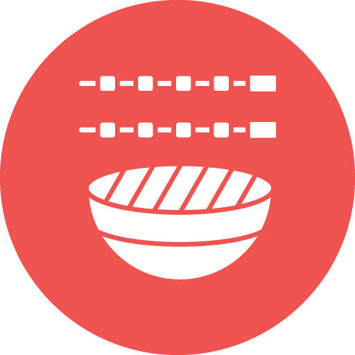 Barbecue Glyph Circle Icon