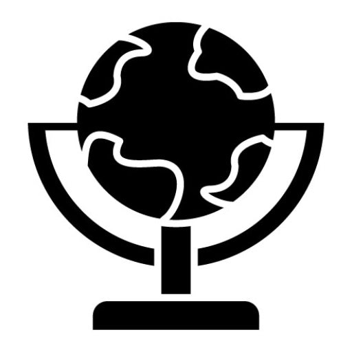 Globe Glyph Icon | Library