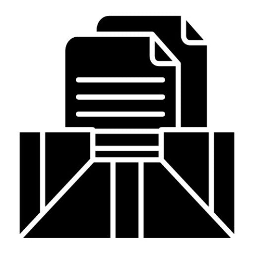 Archive Glyph Icon | Library