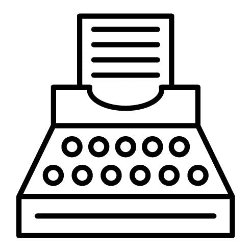 Typewriter Icon | Library
