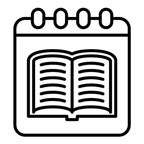 Library Calendar Icon