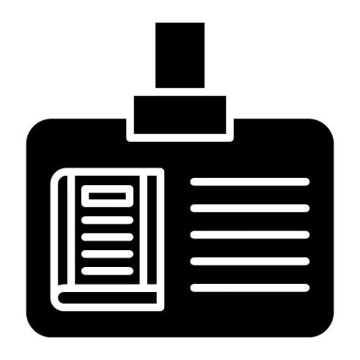 Library Card Glyph Icon
