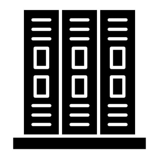 Folders Glyph Icon