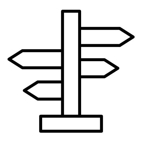 Direction Sign Icon