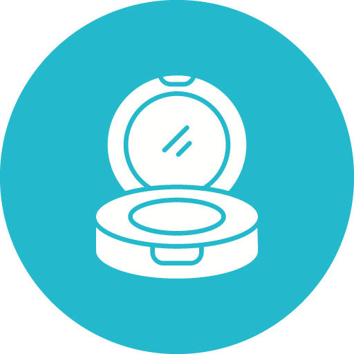 Blush Glyph Circle Icon