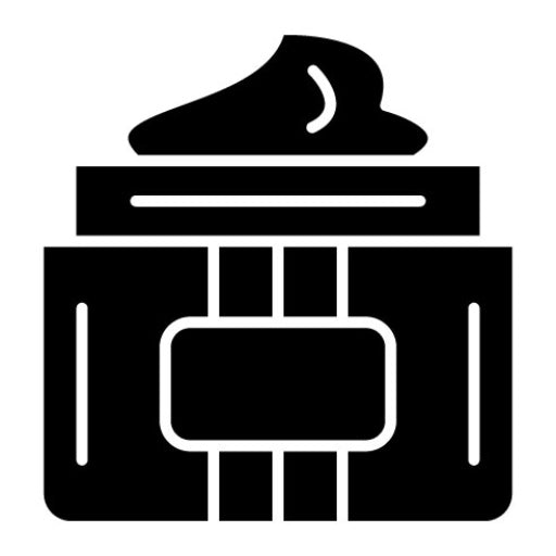 Cream Glyph Icon
