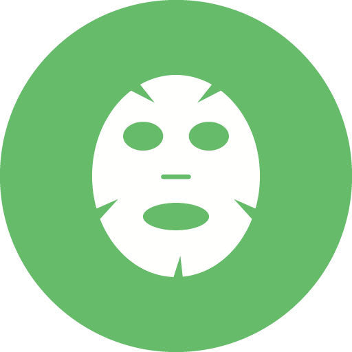 Face Mask Glyph Circle Icon