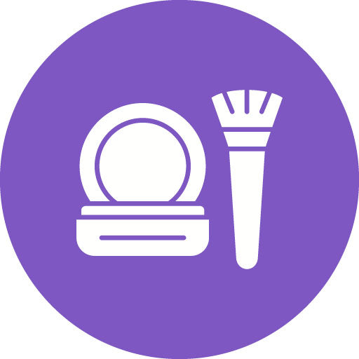 Powder Glyph Circle Icon