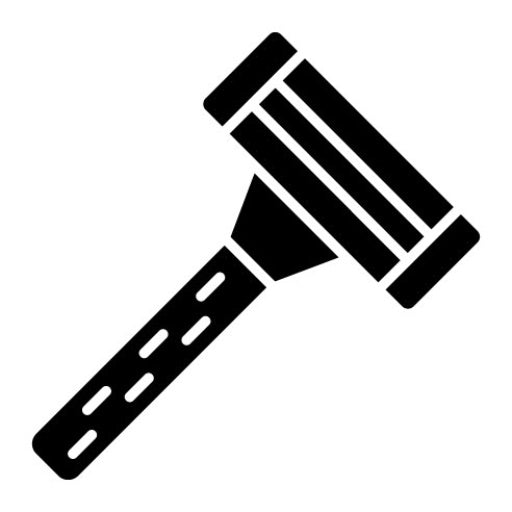 Razor Glyph Icon