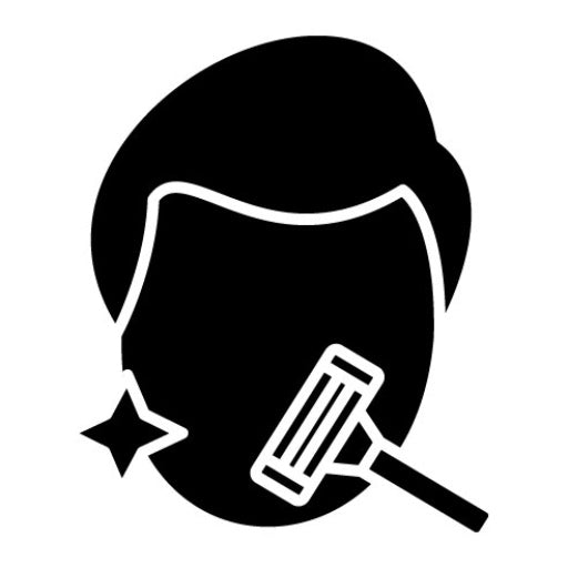 Shave Glyph Icon