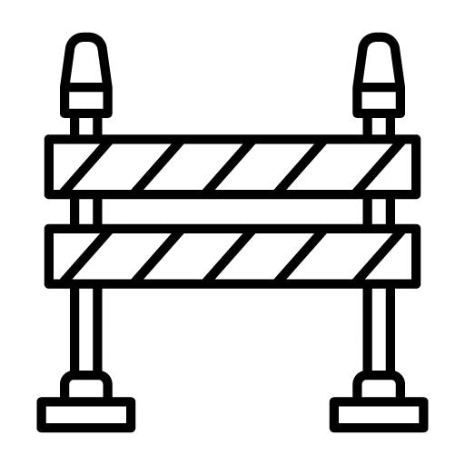 Road Barrier Icon